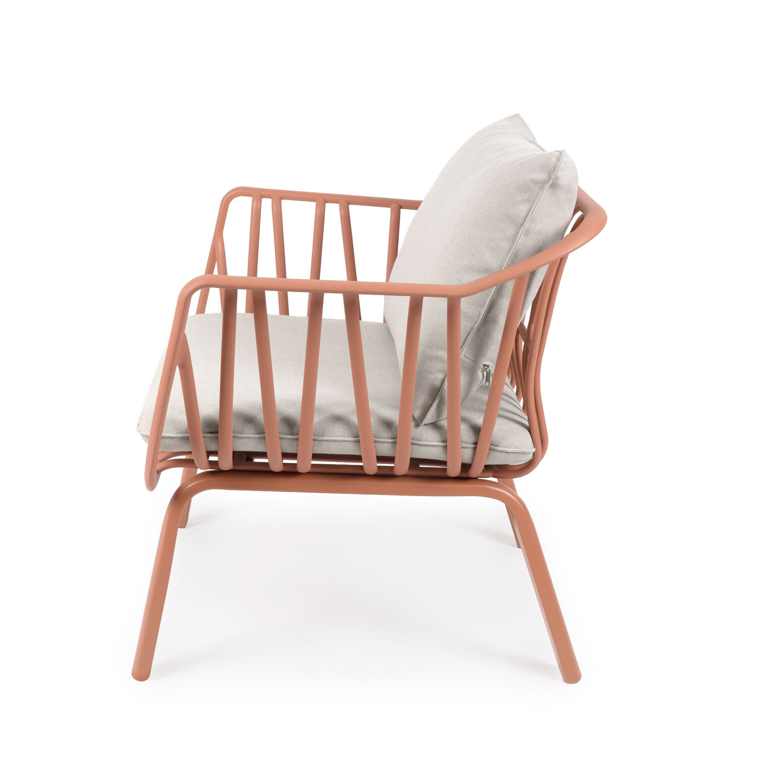 Conjunto de jardín MIKONOS terracota (sofá + sillones + mesas centro) - Image 9