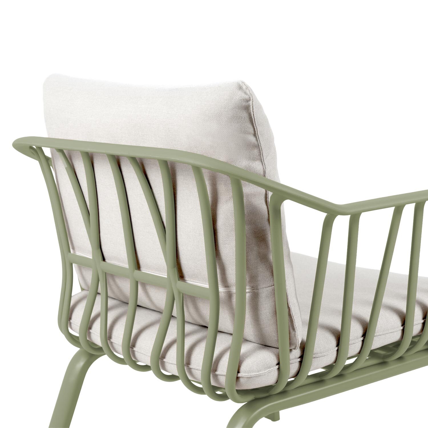 Conjunto de jardín MIKONOS verde (sofá + sillones + mesas centro) - Image 12