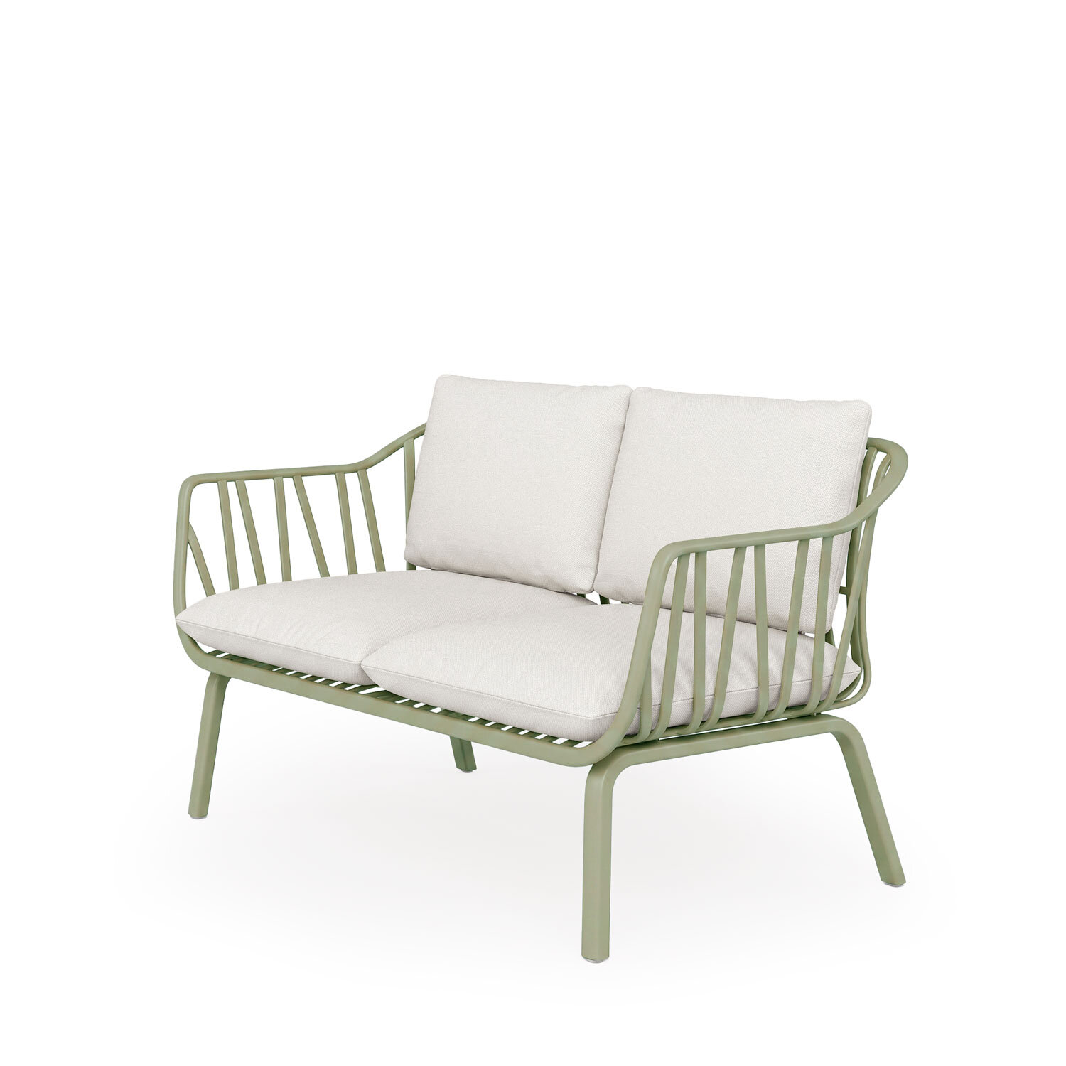 Conjunto de jardín MIKONOS verde (sofá + sillones + mesas centro) - Image 4