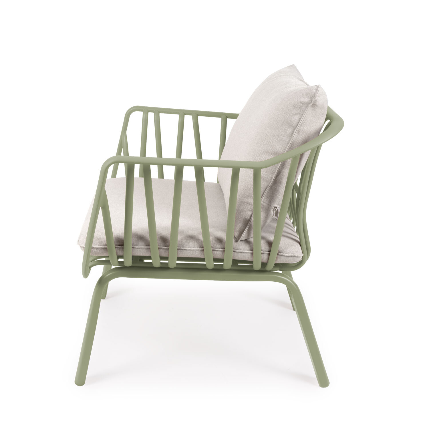 Conjunto de jardín MIKONOS verde (sofá + sillones + mesas centro) - Image 9