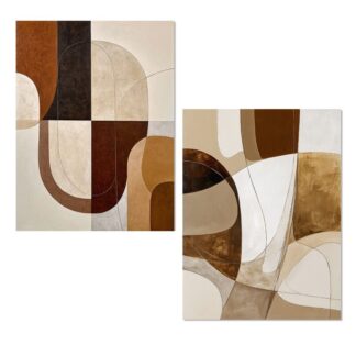 Cuadro Lienzo Madera Abstracto 75x100x3cm