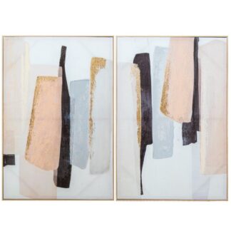 Cuadro Lienzo Madera C/marco 60x90 Cm. Abstracto 60x90x3.2cm