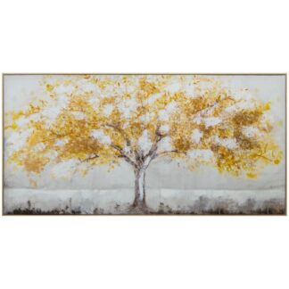 Cuadro Lienzo Madera C/marco 70x140 Cm. Arbol 70x140x3.7cm