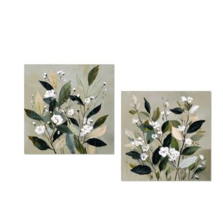 Cuadro Lienzo Madera Ramas 40x40x3cm