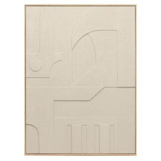 Cuadro Lienzo Relieve Abstracto 90x3,8x120cm