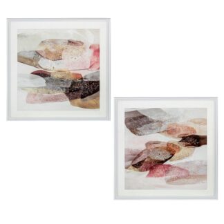 Cuadro Madera C/marco Abstracto 63x4,2x63cm