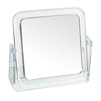 Espejo Acrilico Baño Sobremesa 2 Caras: X1 X3 13x3,5x13cm Int:10x10cm