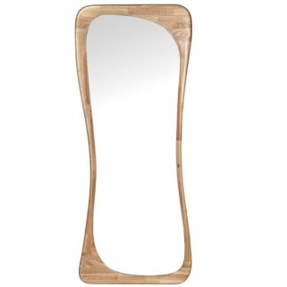 Espejo Madera Caucho Color Natural 57x160 Cm.