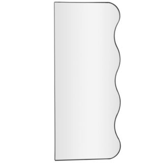 Espejo Pared Metal Negro 40x1,5x95cm