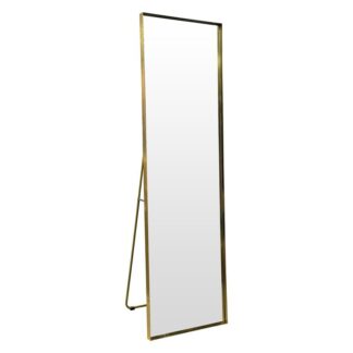Espejo Pie/pared Metal Dorado 50x3,5x170cm
