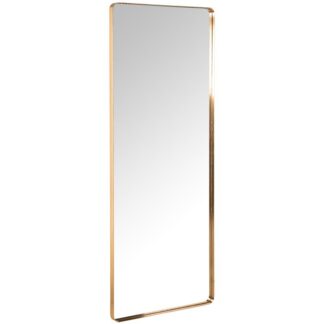 Espejo Rectangular Metal Dorado 60x3,5x160cm