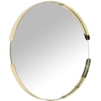 Espejo Redondo Ø50cm Metal Dorado Ø50x3,5cm