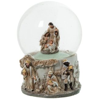 Figura Bola De Nieve Sagrada Familia 13cm 13cm.