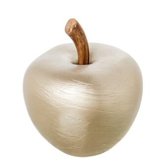 Figura Manzana Cerámica 30x40cm Plata-champán Ø30x40cm
