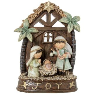 Figura Resina Nacimiento 13x5,5x18cm