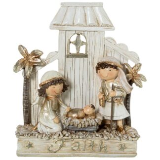 Figura Resina Nacimiento 13x4x17cm