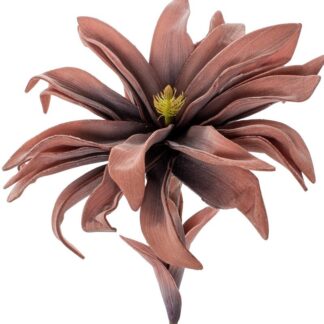 Flor Artificial Coral Espuma Eva, Plástico Y Papel Ø20x65cm