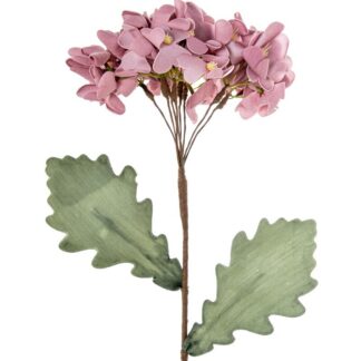 Flor Artificial Violeta Espuma Eva, Plástico Y Papel 70cm