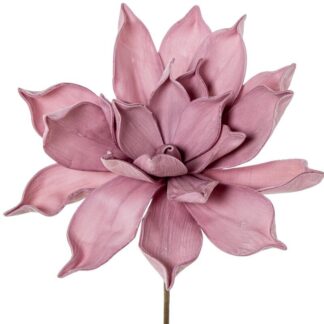 Flor Artificial Violeta Espuma Eva Y Papel Ø13x65cm