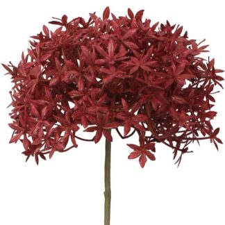 Flor Marron Con Tallo Natural 63cm