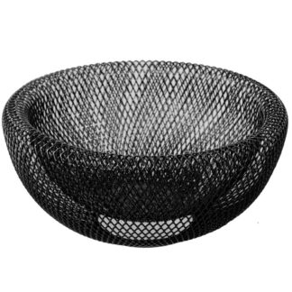 Frutero Redondo Metal Rejillanegro Ø25x12cm