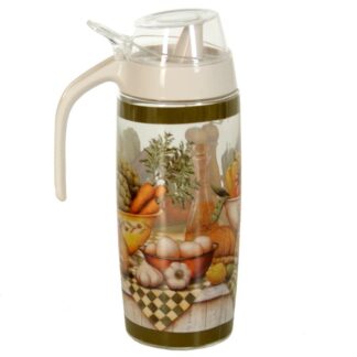 Jarra Aceitera Cristal 500ml. Ø8x20cm