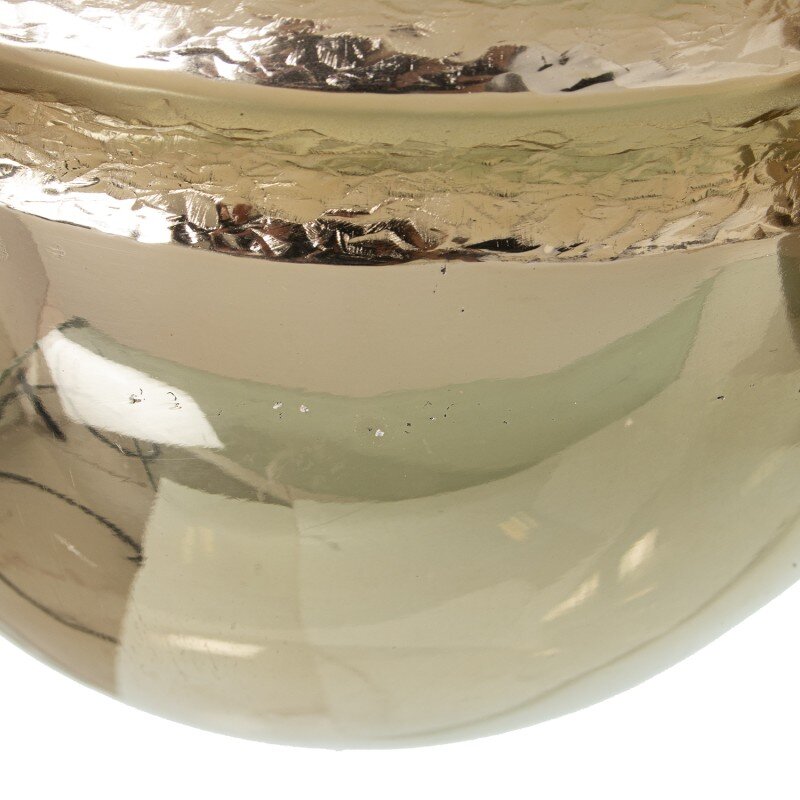 Jarrón Aluminio Dorado Ø21x43cm - Image 3