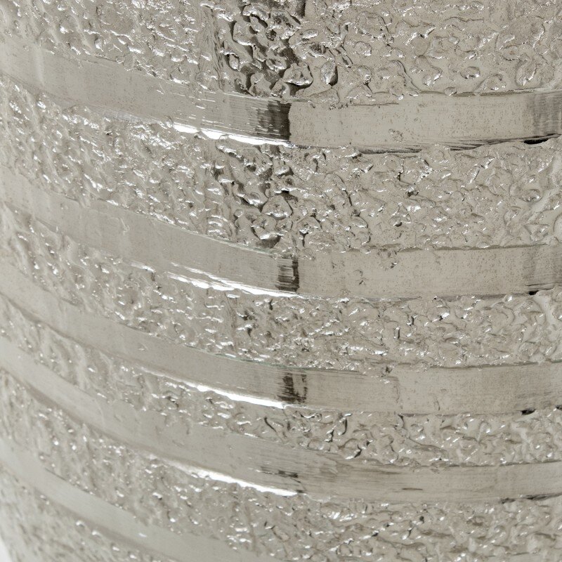 Jarrón Aluminio Plateado Ø40x75cm - Image 5