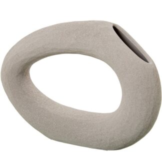 Jarron Aro Ceramica 28cm Marron Claro 39x9,5x28cm