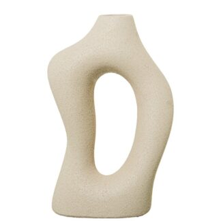 Jarrón Cerámica 25cm Crudo 16x7,5x25cm