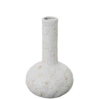 Jarrón Cerámica 27cm Crudo Textura Orgánica Ø17,5x27cm
