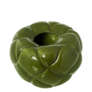 Jarron Ceramica 30x27cm Verde Brillo 30x27cm