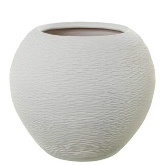 Jarron Ceramica 40cm Blanco Arena 50x40cm