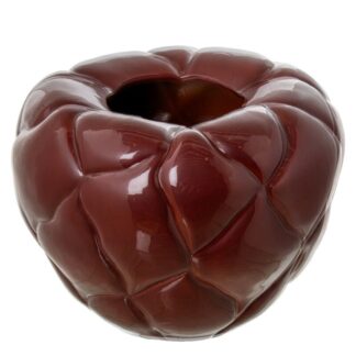Jarron Ceramica 41x33cm Burdeos Brillo 41x33cm