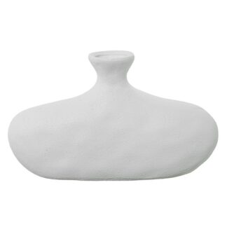 Jarrón Cerámica Blanco 24,5x8x15,5cm