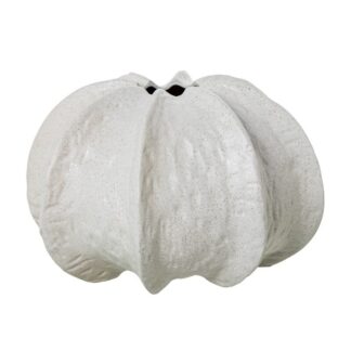 Jarrón Cerámica Blanco 32,5x32,5x21cm