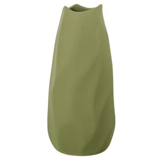 Jarron Ceramica Impermeable 36cm Verde 19x19x36cm