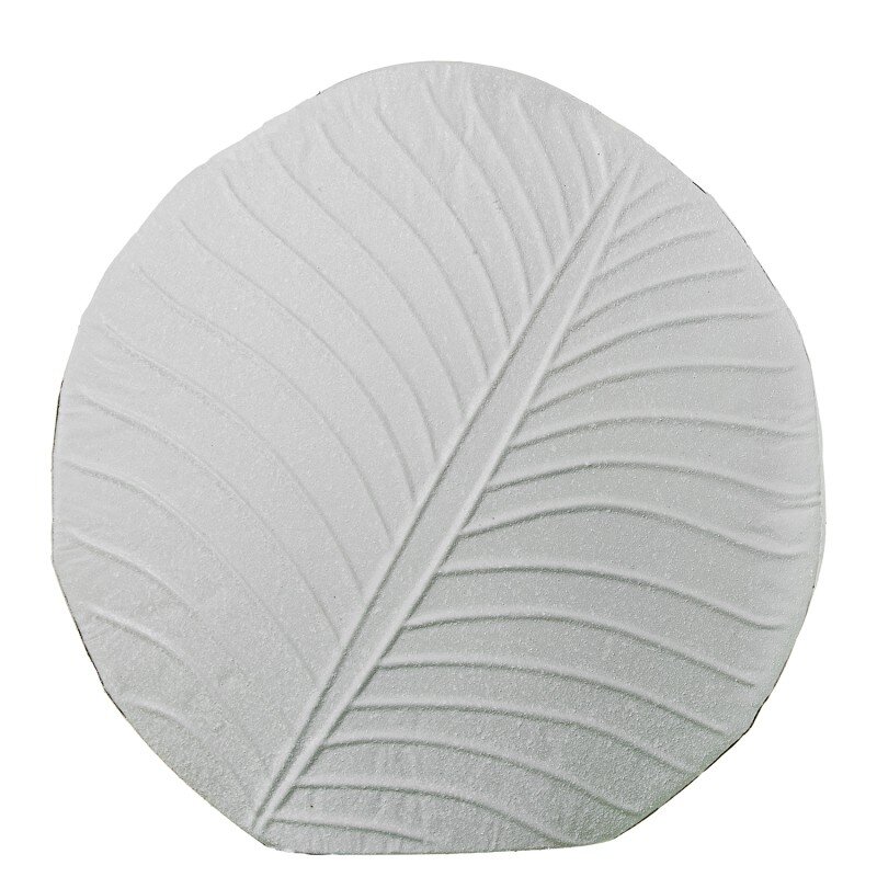 Jarrón Metal 42cm Blanco 42x14x42cm