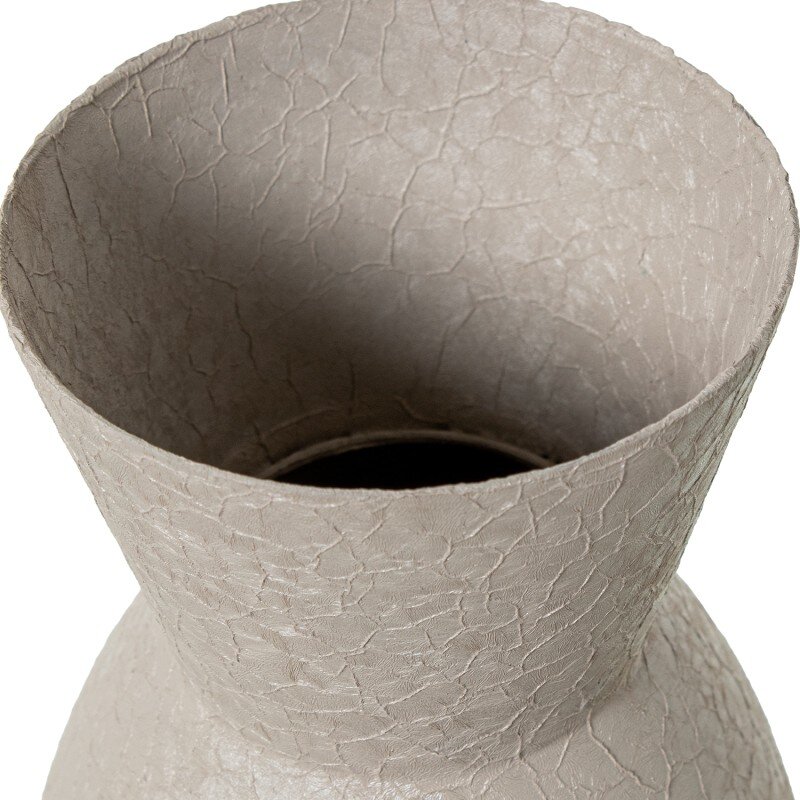 Jarron Metal Acabado Mate Blanco Ø27x115cm - Image 5