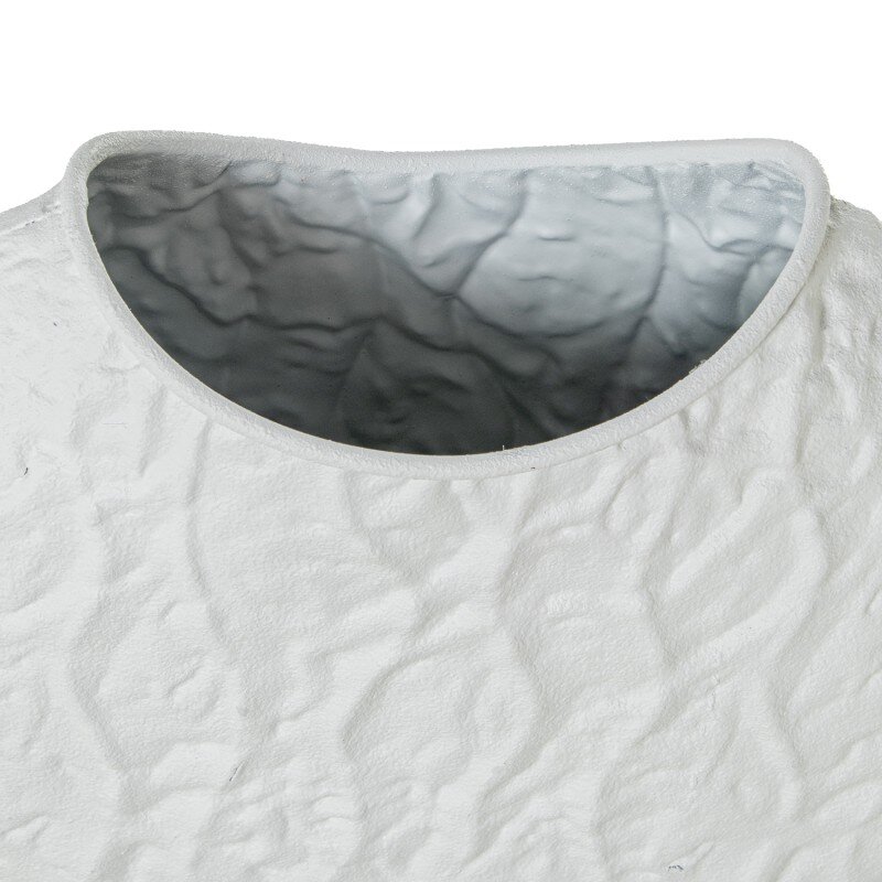 Jarrón Metal Blanco 32x12x30cm - Image 4