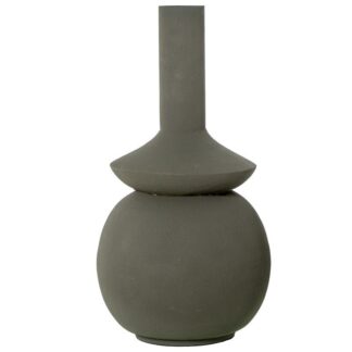 Jarrón Metal Hierro Verde Ø44x84,5cm