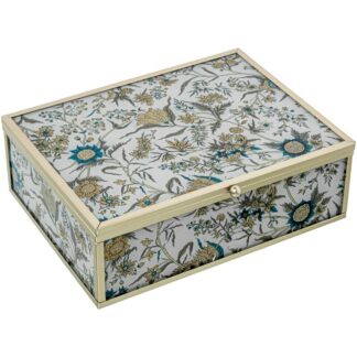 Joyero Cristal Decorado 20x16x6,7cm