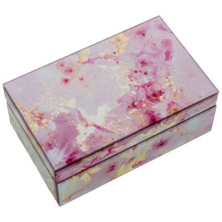 Joyero Cristal Flores 21x13x8,5cm