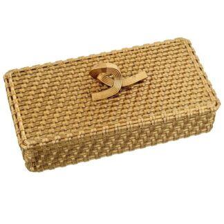 Joyero Resina Dorado 19,5x10x7,5cm