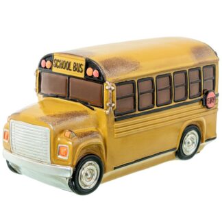 Lámpara Led Sobremesa Bus Amarillo Poliresina 25x8x15cm Led No Sustituible