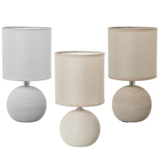 Lampara Sobremesa Ceramica Colores Surtidos 13x25 Cm.