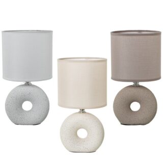 Lampara Sobremesa Ceramica Colores Surtidos 13x26 Cm.