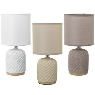 Lampara Sobremesa Ceramica Colores Surtidos 13x26 Cm.