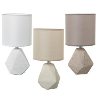Lampara Sobremesa Ceramica Colores Surtidos 13x26 Cm.