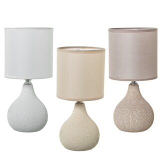 Lampara Sobremesa Ceramica Colores Surtidos 13x27 Cm.